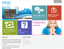 Tablet Screenshot of pointmoneycard.com